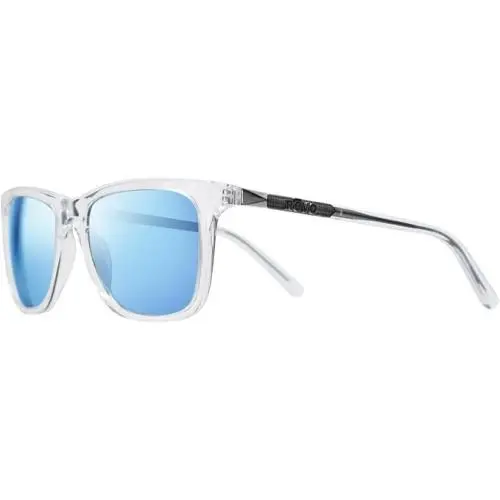 Sunglasses Cove Shiny Crystal Clear Frame / Blue Water Polarized Lens by Revo