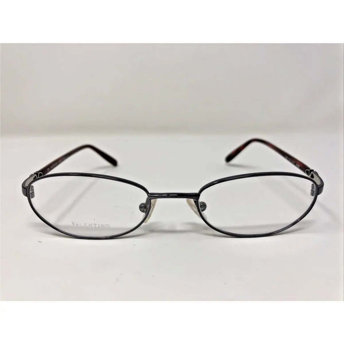 Eyeglasses Frames 5271 028B 49-19-135 Red/silver Full Rim QE41 by Valentino