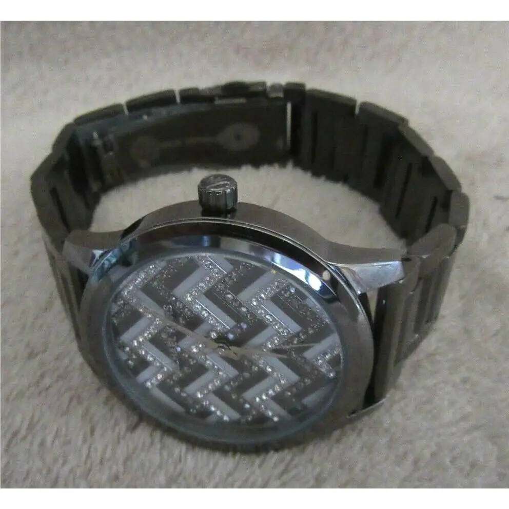 Michael Kors MK3593 Womens Hartman Gunmetal Grey 3 Hand Stainless Steel Watch