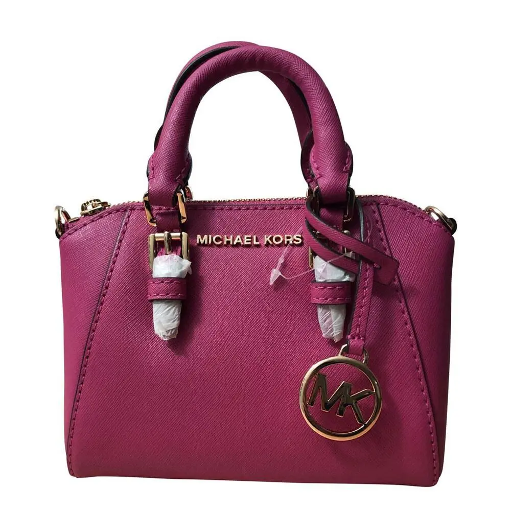 Michael Kors 35H9GGFC6L Giftables Ciara XS Mini Satchel Leather Crossbody Bag
