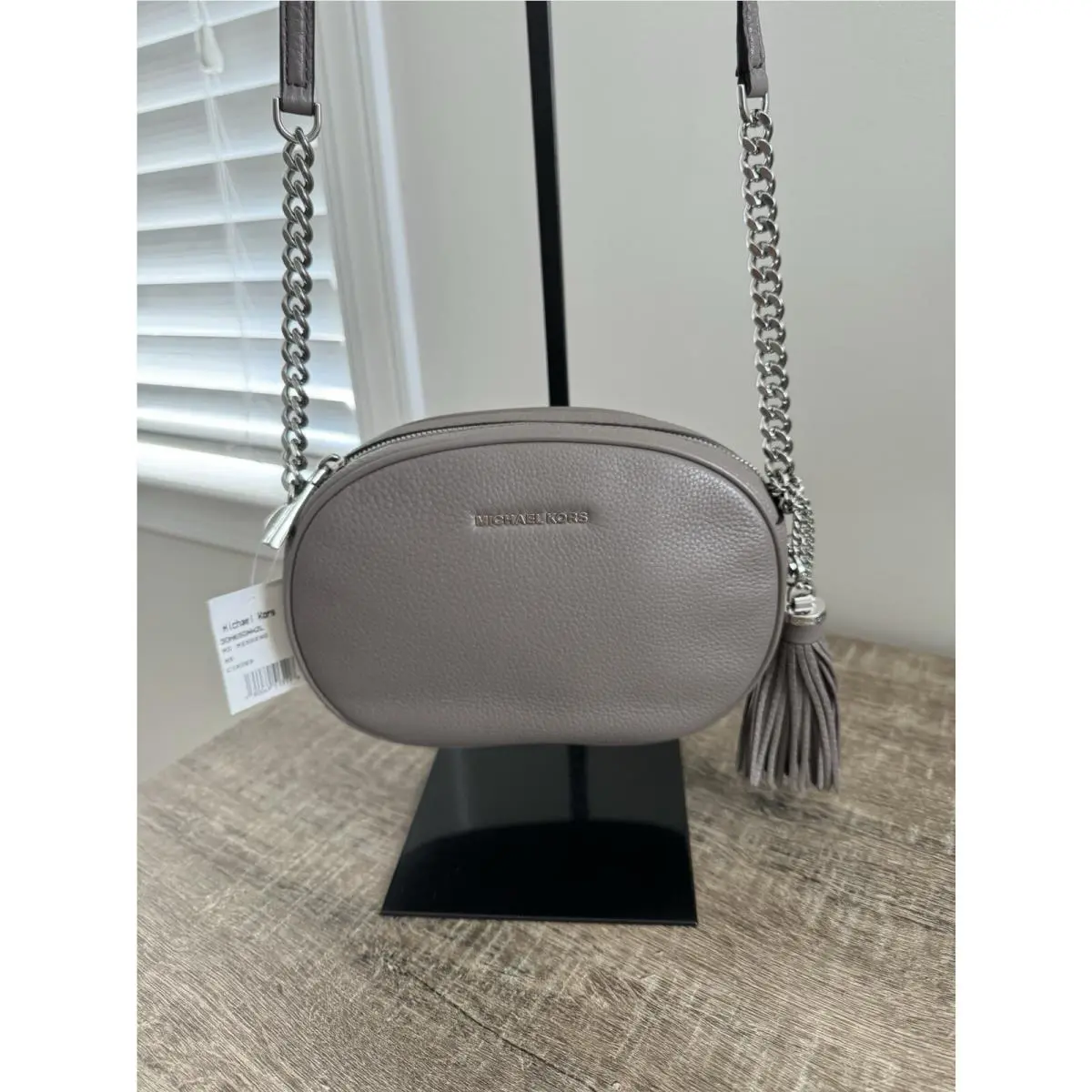 Michael Kors Ginny Medium Leather Crossbody Bag - Cinder- 30H6SGNM2L