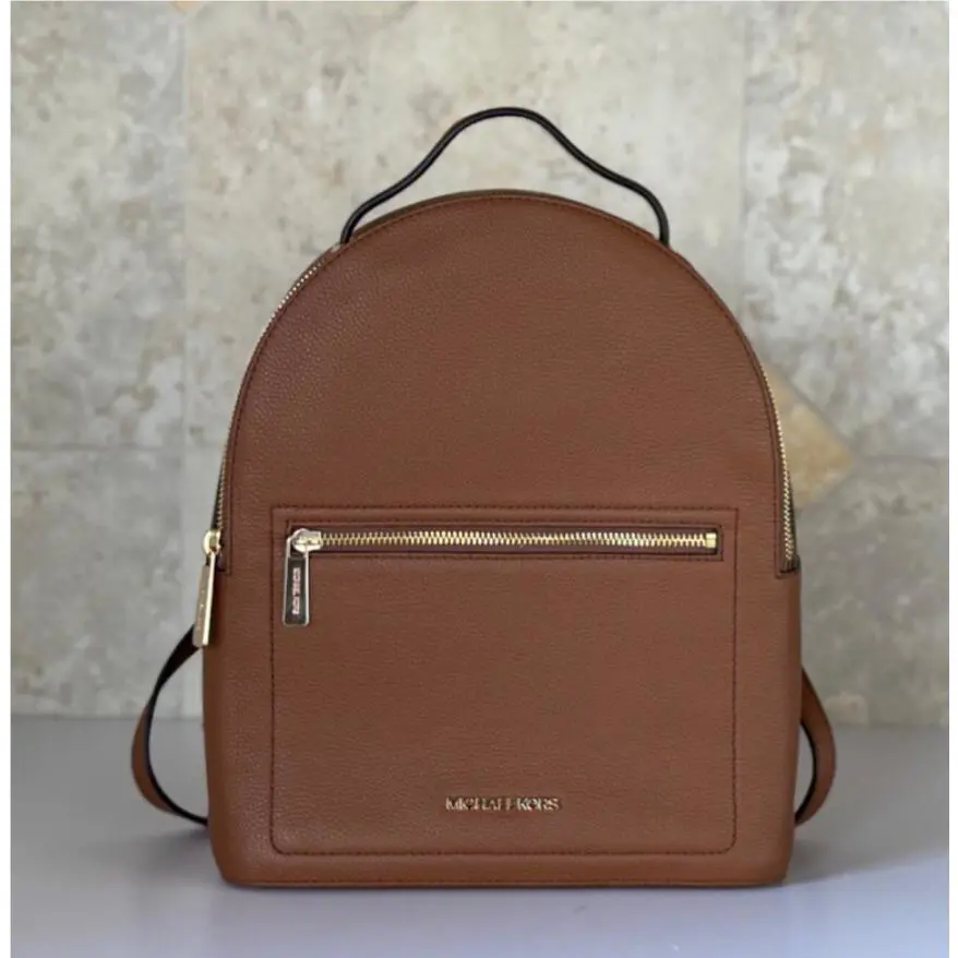 Michael Kors Jessa Medium Leather Backpack Luggage