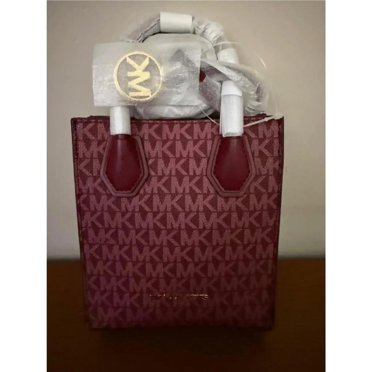 Mercer XS NS Shopper Crossbody Bag MK Mulberry Multi by Michael Kors