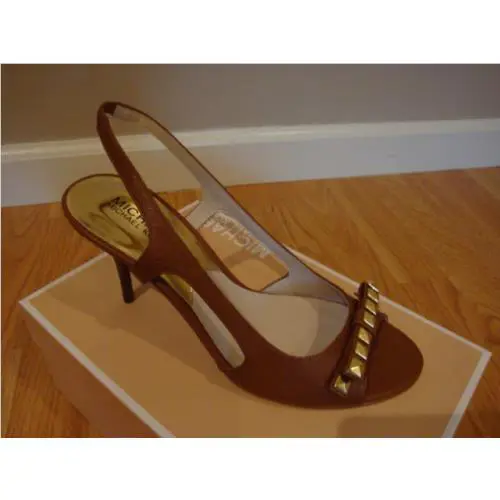 Women Michael Kors Livvy Sandal Luggage 7.5