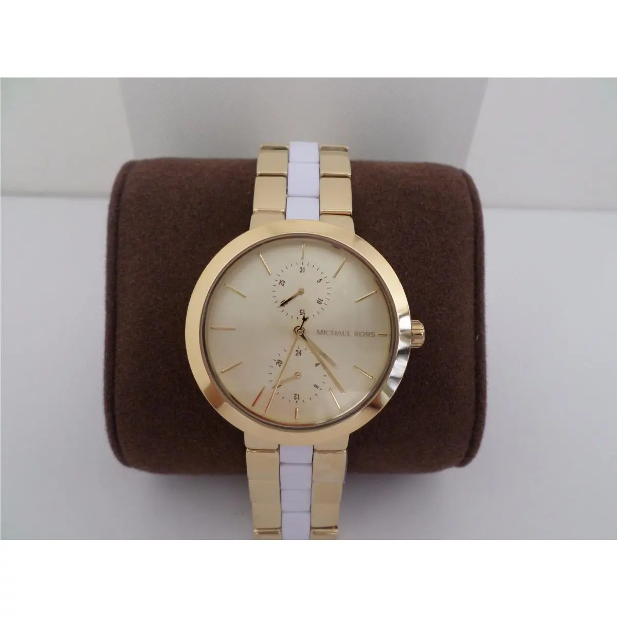 Michael Kors MK6472 Garner White Acetate S/s Bracelet WATCH-$250