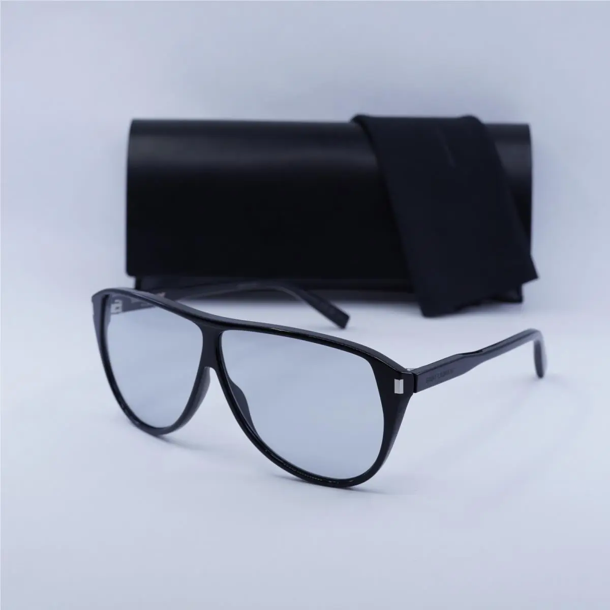 Saint Laurent SL731 Gaspar 001 Black/light Blue 65-5-145 Sunglasses by Yves Saint Laurent