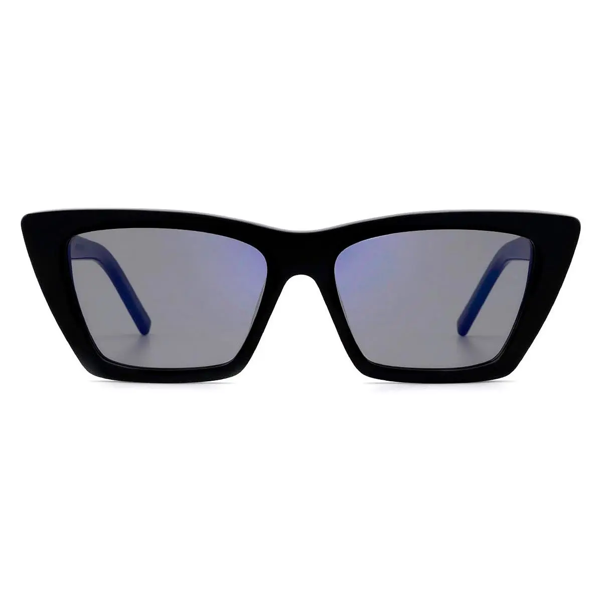 Saint Laurent SL 276 Mica Sunglasses Women Black Cat Eye 53 - Frame: Black, Lens: Gray Photocromatic