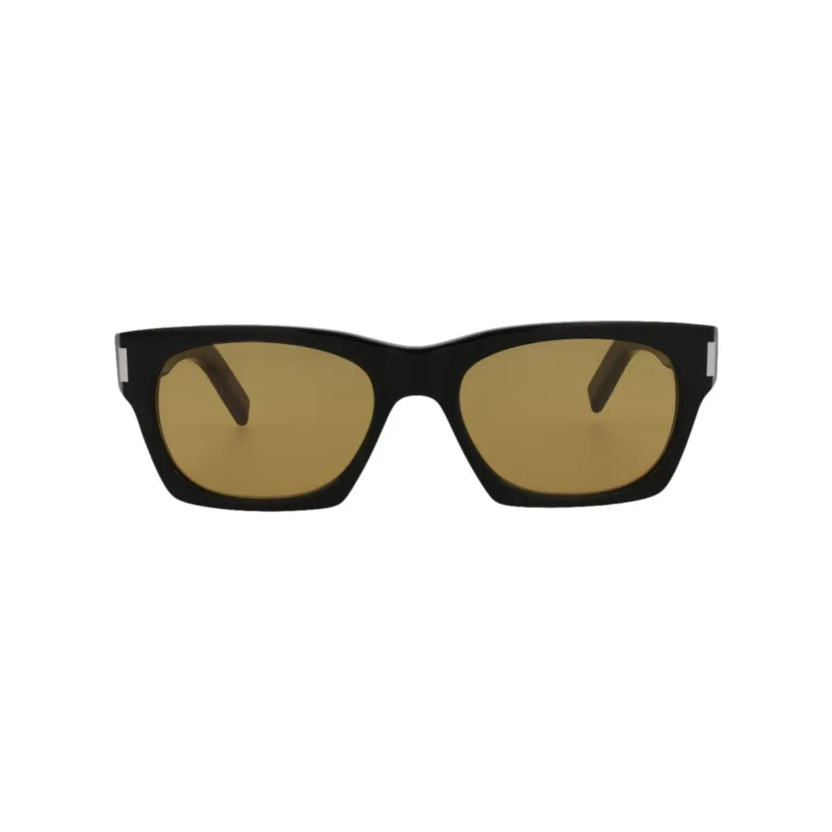 Saint Laurent Unisex Square/rectangle Black Yellow Fashion Designer Eyewear