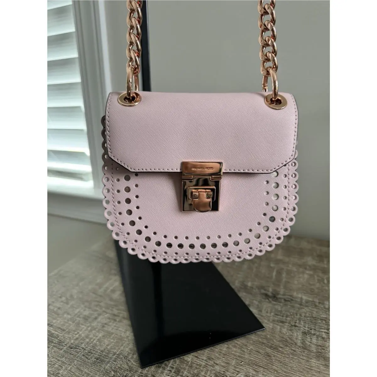 Michael Kors Violet Cecelia Small Crossbody Bag In Ballet