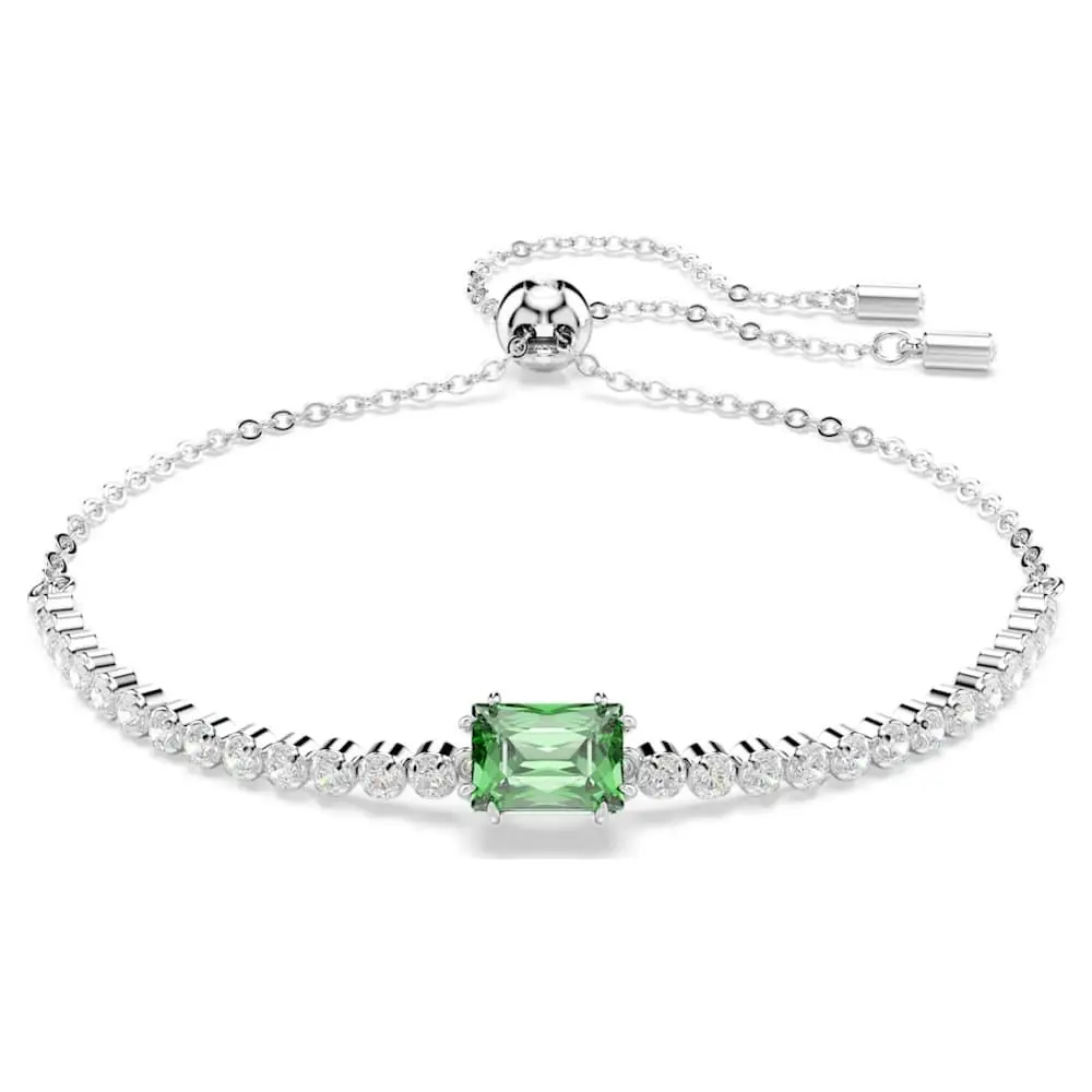 Swarovski Women`s Matrix Green Crystal Bracelet 5693411