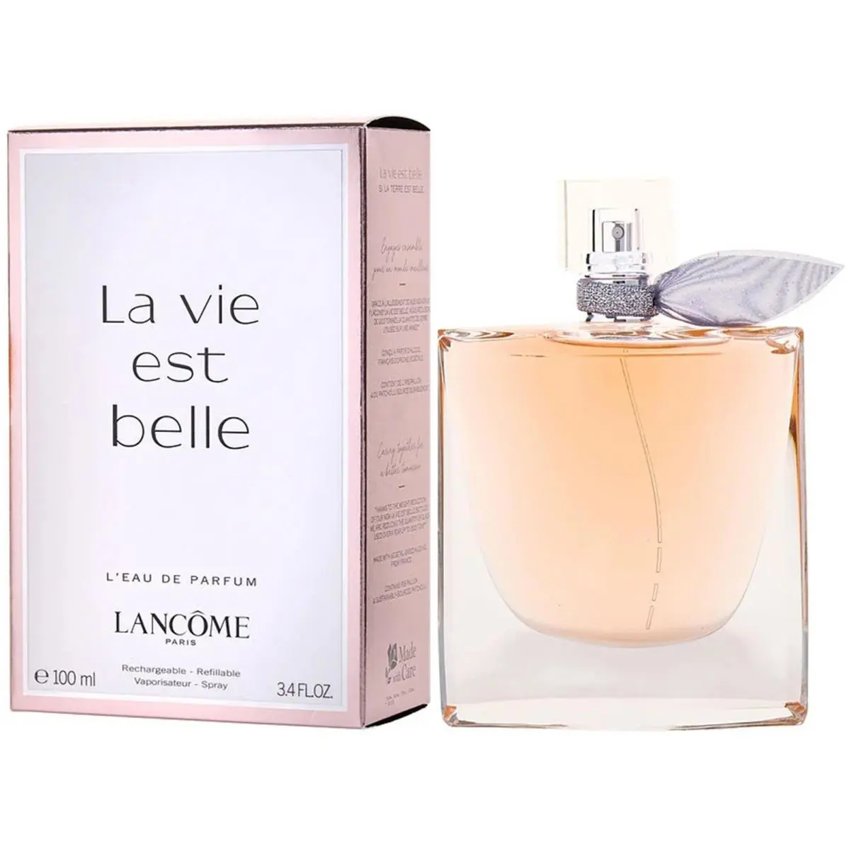 Lancome La Vie Est Belle For Women Perfume 3.4 Oz 100 ml Edp Spray Refillable