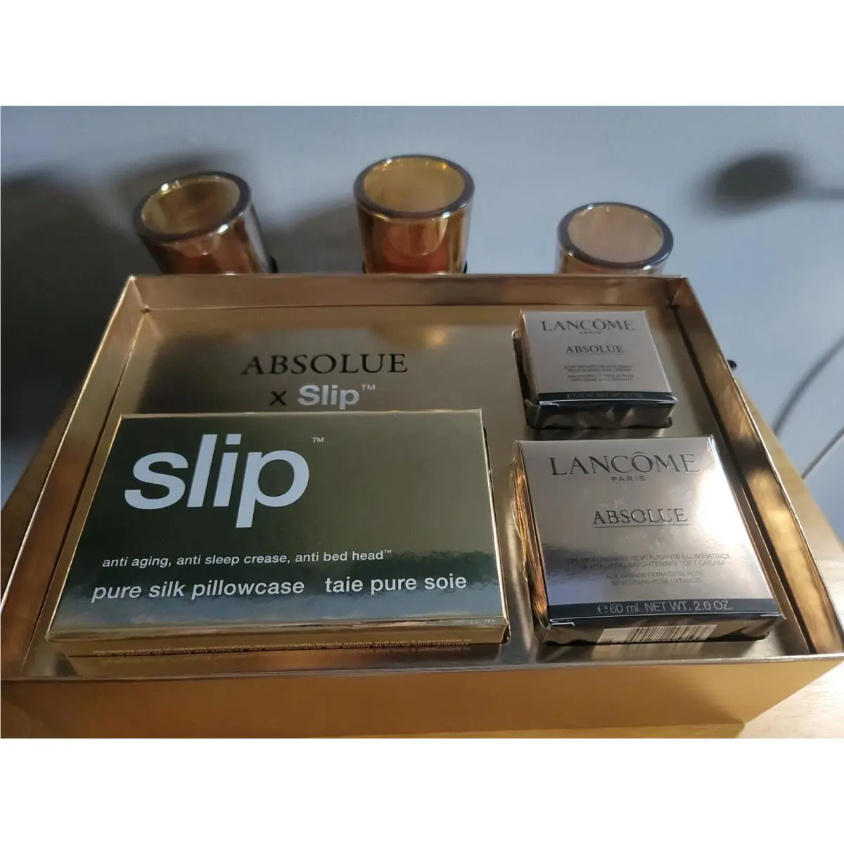 Lancome Absolue X Slip Revitalizing Brightening Sogt Cream Made IN France
