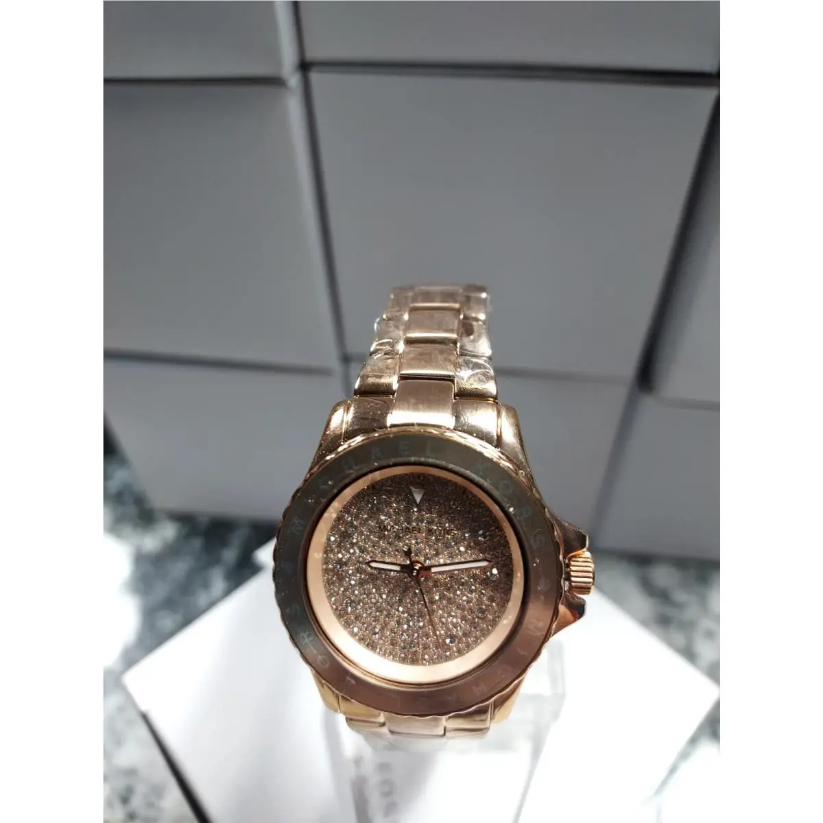 Michael Kors Ladies Kenly Rose Gold-tone Watch MK6956