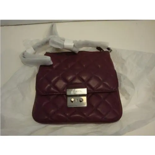 Kors Sloan Medium Swing Pack Bag Plum