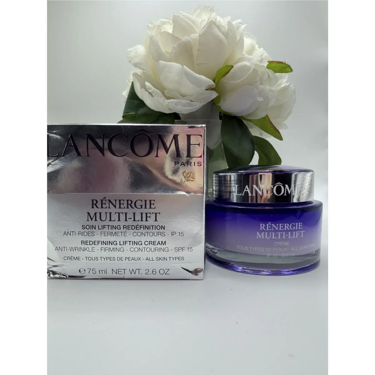 Lancome Renergie Multi-lift Redefining Lifting Cream Spf 15 2.6oz / 75ml