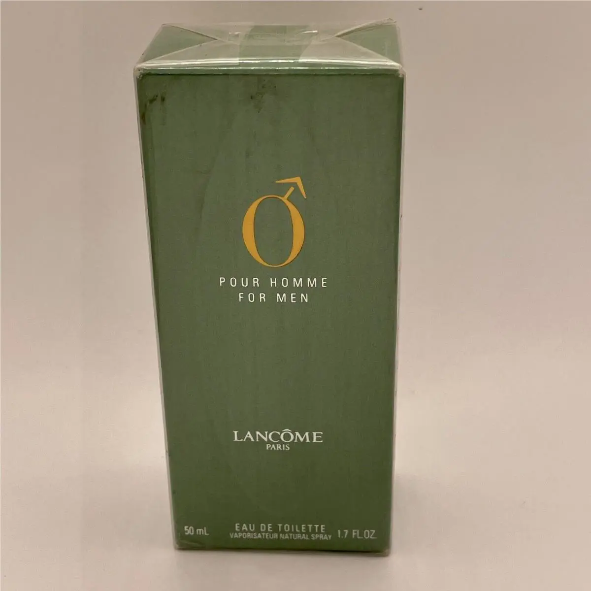 Lancome O Pour Homme 1.7oz/50m Eau De Toilette Rare -sealed Box 1990’s Version
