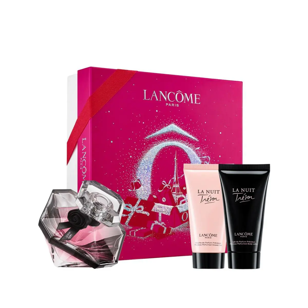 La Nuit Tresor by Lancome 3 PC Set - 1.7 fl oz+1.7 Body Lotion+1.7 Shower Gel