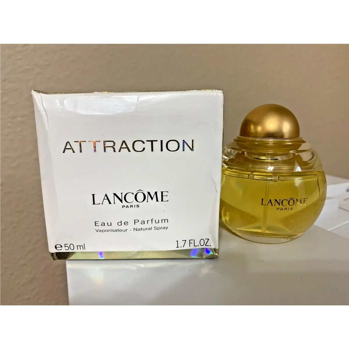 Attraction BY Lancome Eau DE Parfum Spray 50 ML 1.7 FL OZ Hard TO Find by Lancôme