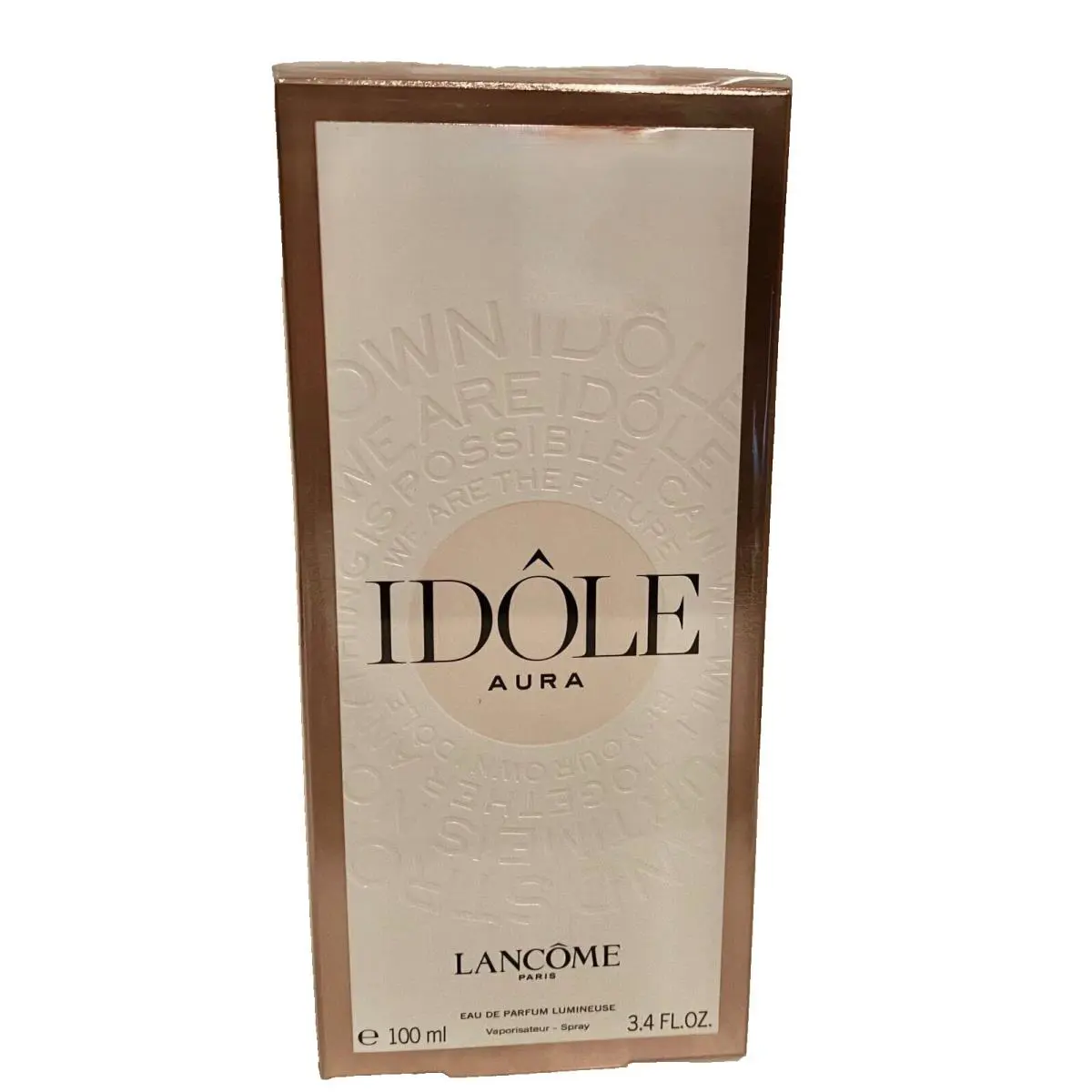 Lancome Idole Aura Eau De Parfum Lumineuse 3.4 Oz/ 100 ml Box