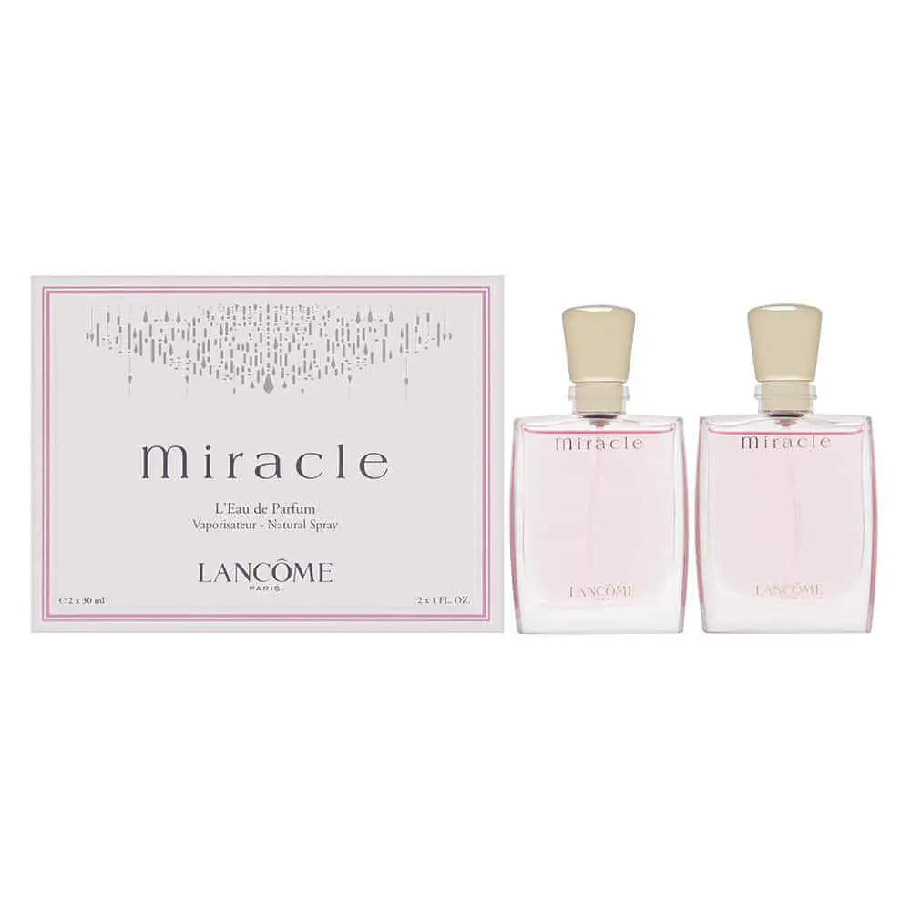 Miracle by Lancome For Women 2 x 1.0 oz L`edp Travel Spray by Lancôme