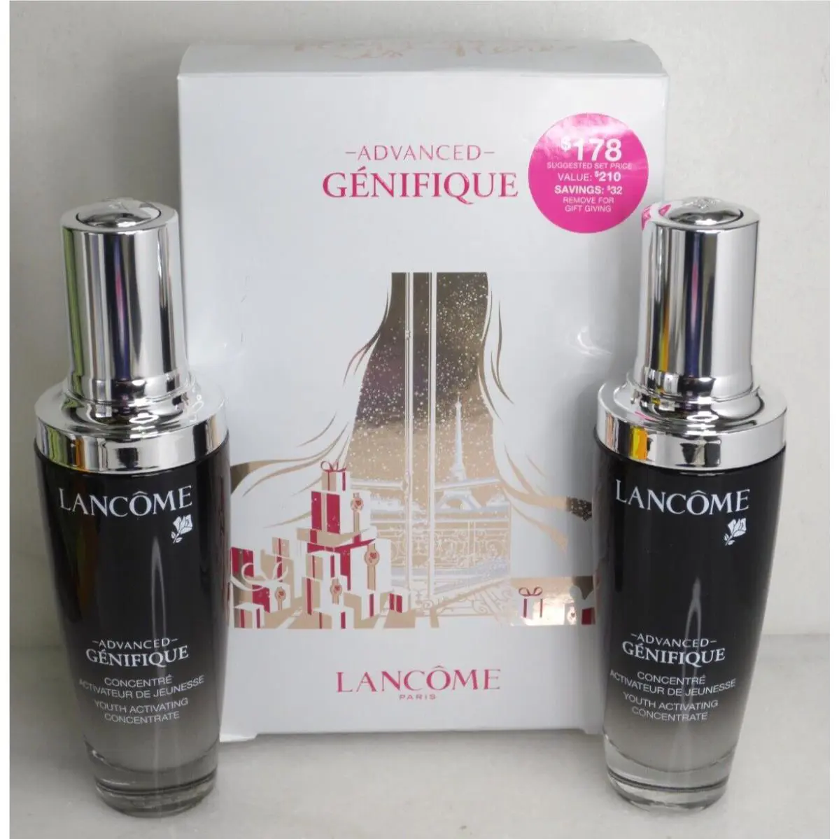 Lancome Happiness IS Here Genifique 2 Youth Activating Concentrate 1.69 OZ