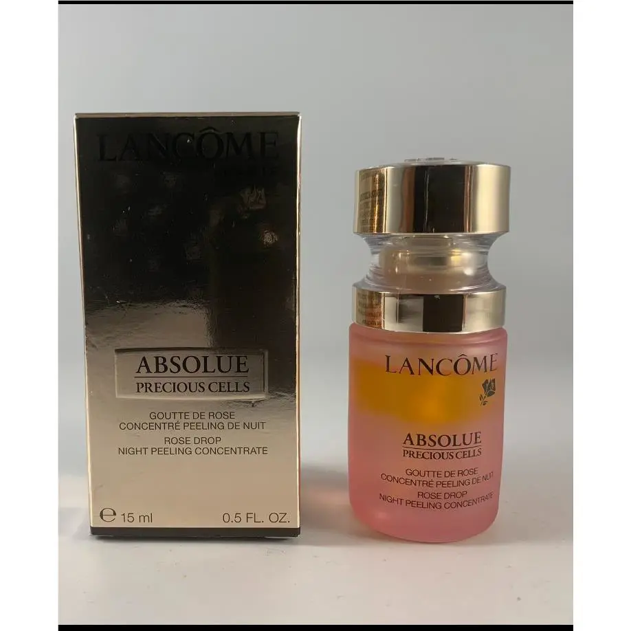Lancome Paris Absolue Precious Cells Rose Drop Night Peeling Concentrate 0.5FLOZ
