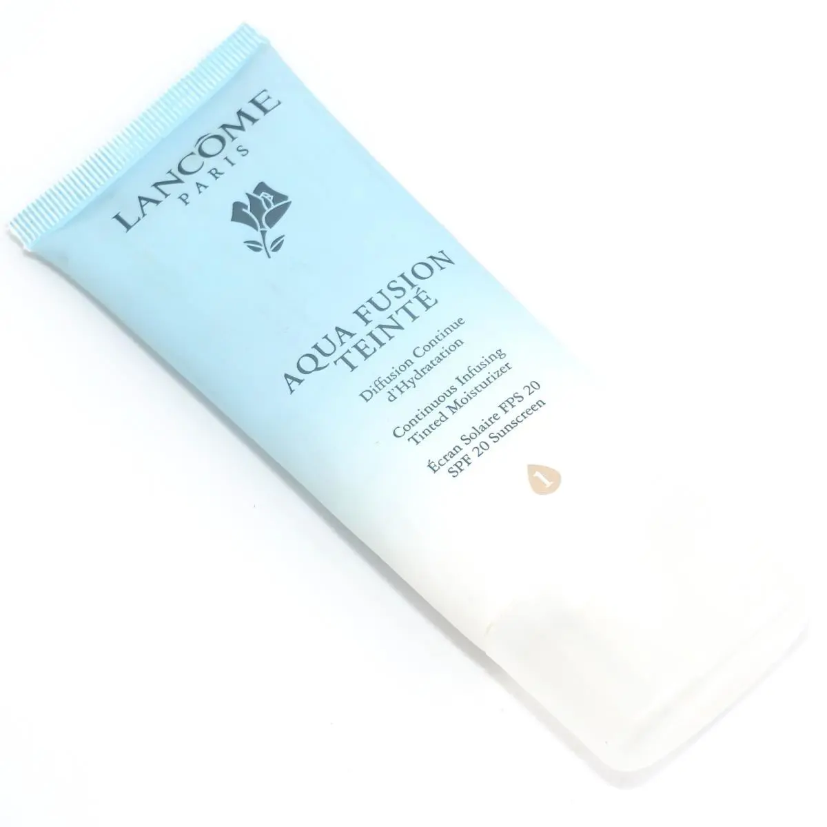 Lancome Aqua Fusion Teinte Tinted Moisturizer Spf 20 1 Fullsize New/no Box - Aqua