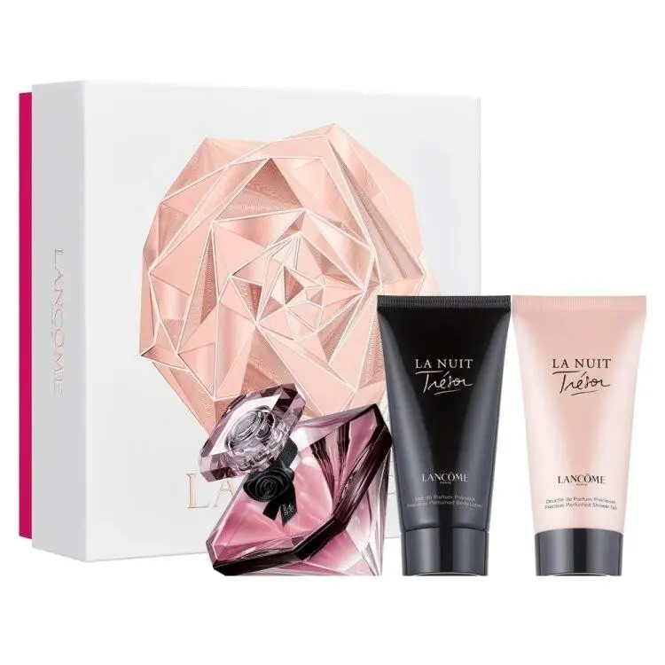 Lancome La Nuit Tresor 3pc Set Women 1.7 Oz Edp + Body Lotion + Shower Gel 1.6 by Lancôme