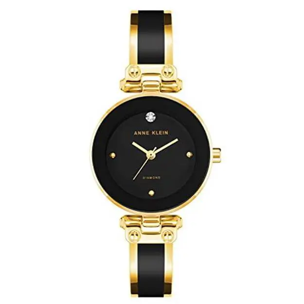 Anne Klein Women`s Diamond Dial Bangle Watch