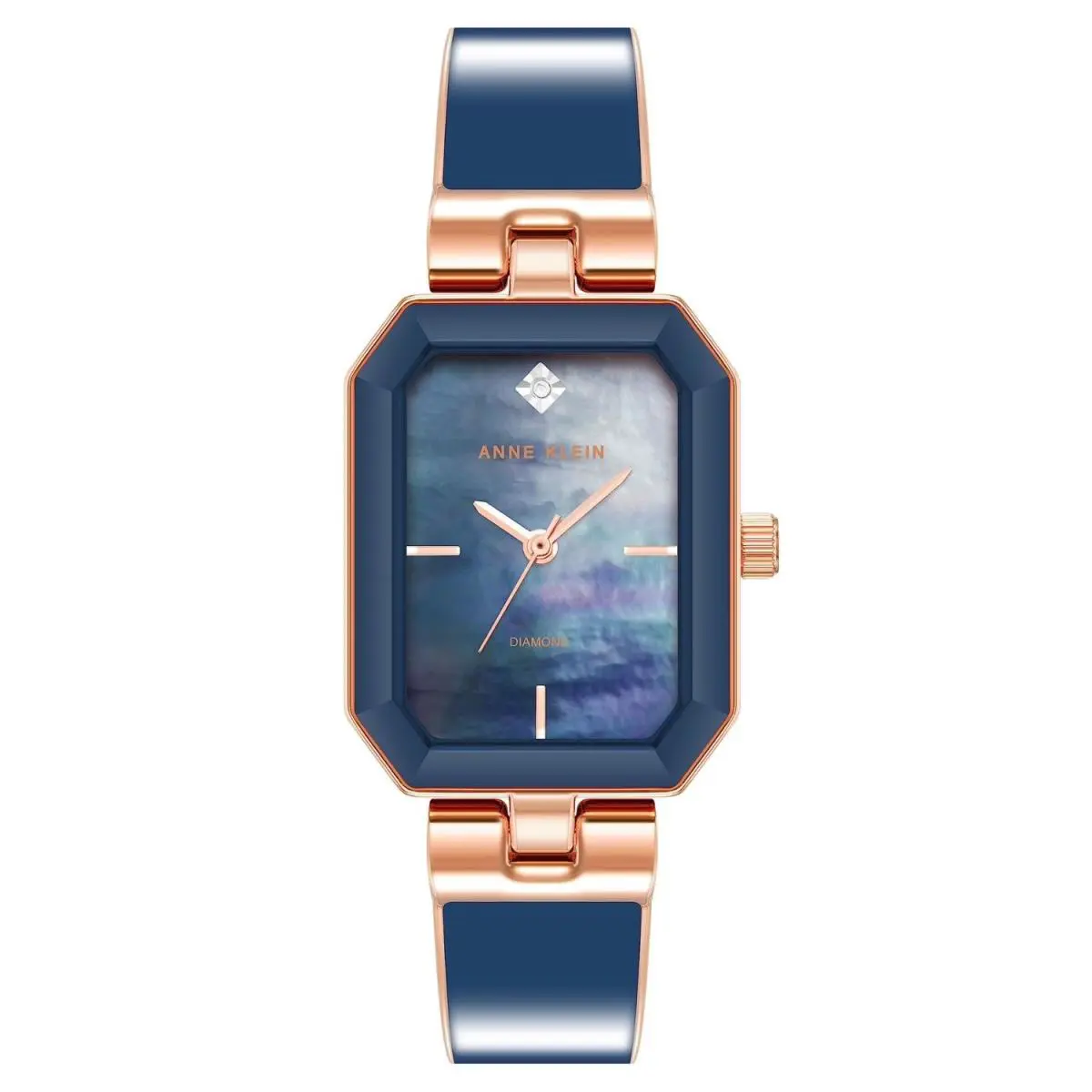 Anne Klein Women`s Classic Blue Dial Watch - AK/4162NMRG
