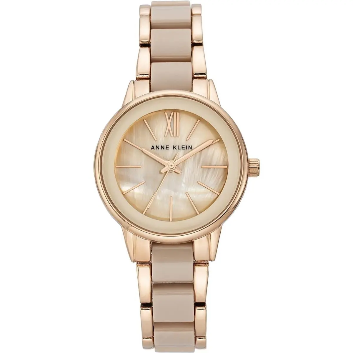 Anne Klein Women`s Mauve and Rose Gold-tone Bracelet Watch