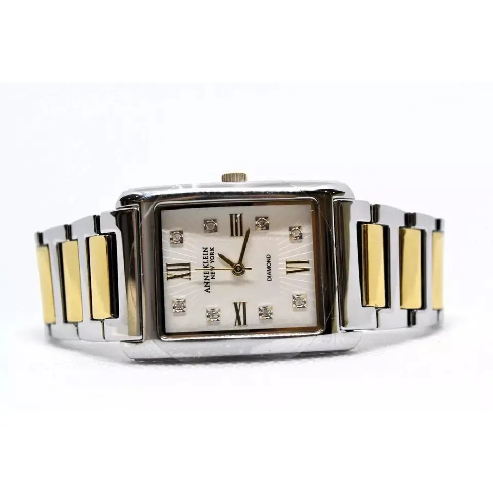 Anne Klein York Gold Two-tone Stainless Ladies Quartz Watch - 12/7745SVTT