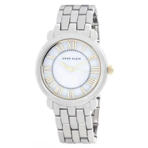 Anne Klein 1927MPTT Mother-of-pearl Dial Silver Tone Women`s Watch - Great Gift