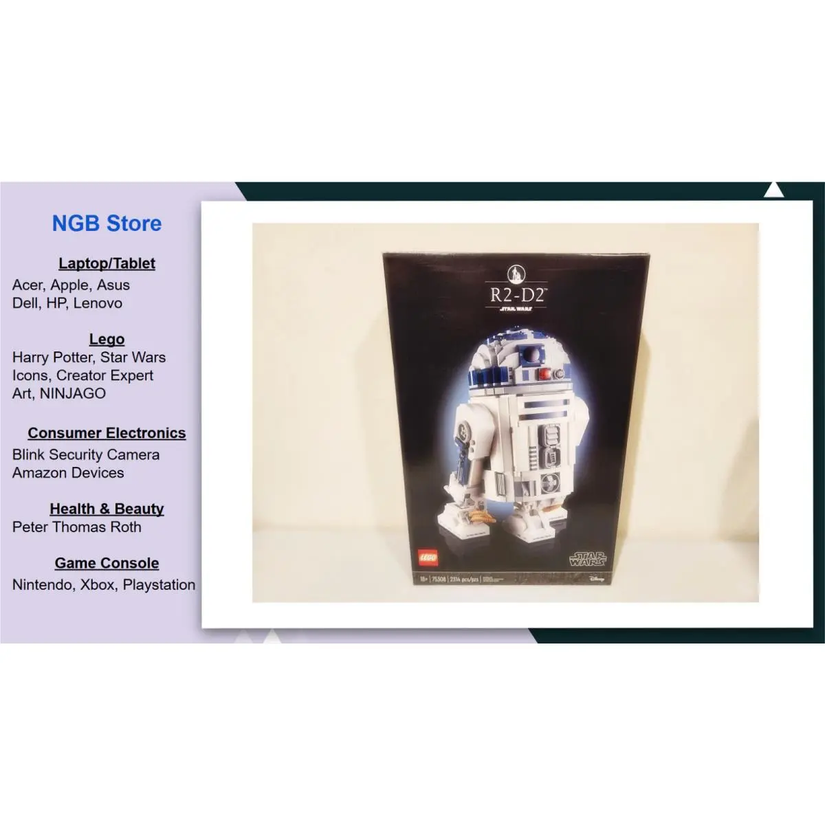 Lego Star Wars R2-D2 Building Set - 3D Puzzle 75308 US