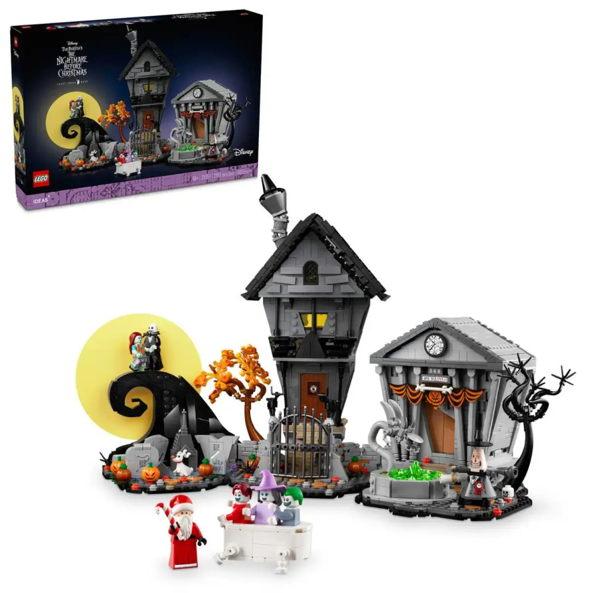 Lego Disney Tim Burton`s The Nightmare Before Christmas Building Set For Adults