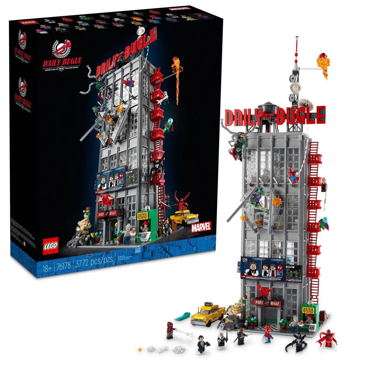 Lego Marvel Spider-man Daily Bugle Set For Adults