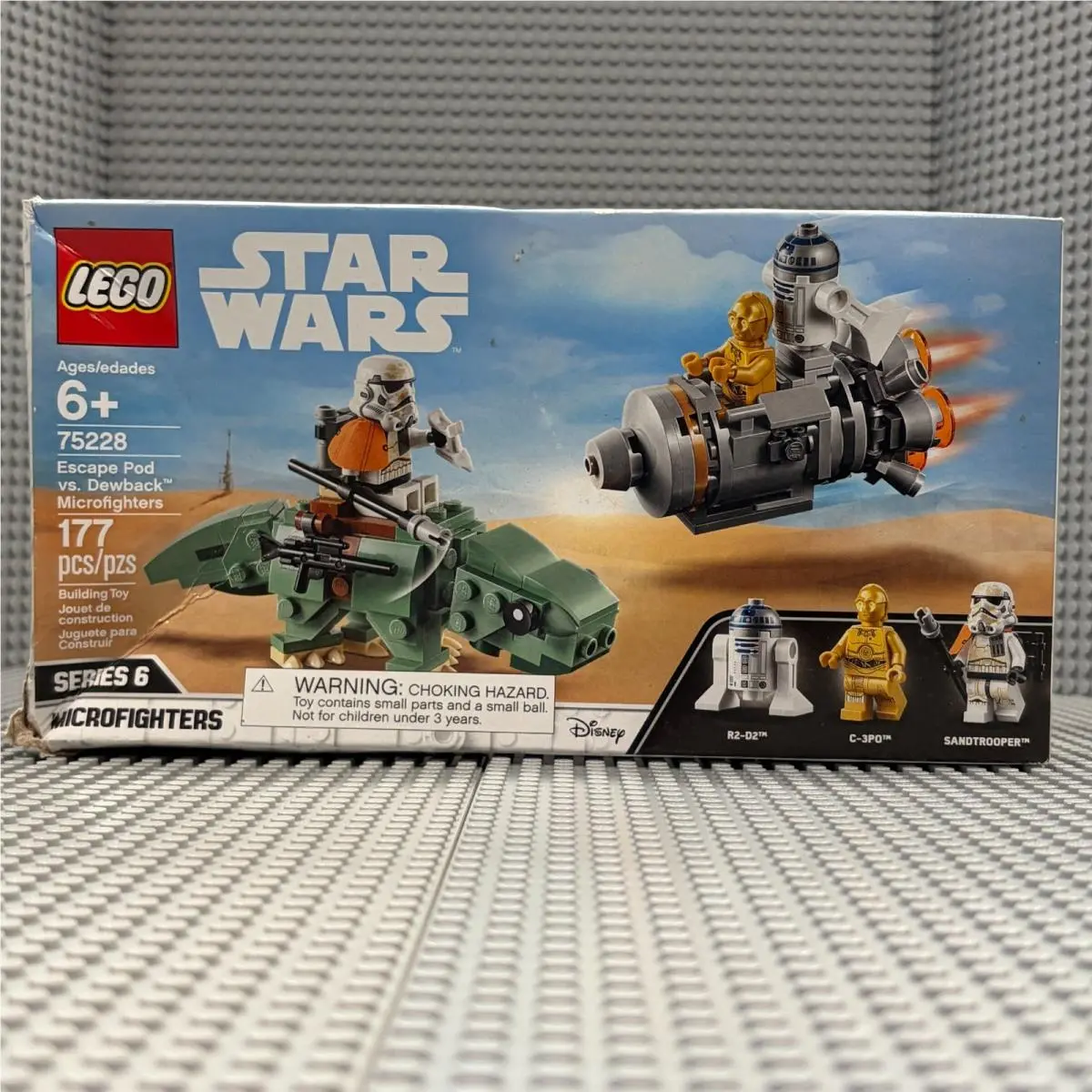 Lego Star Wars Escape Pod Vs. Dewback Microfighters 75228 :