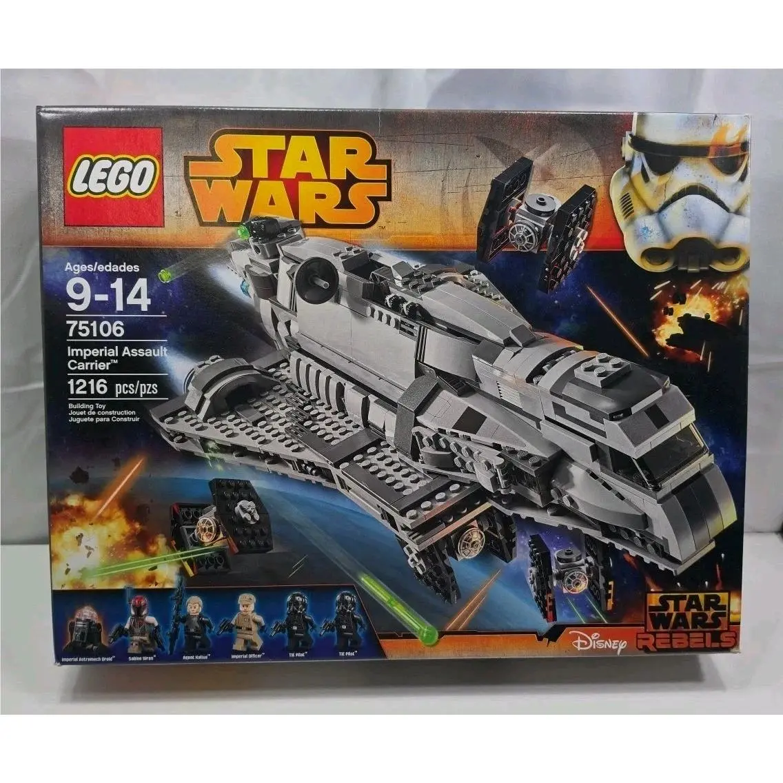 Lego Star Wars: Imperial Assault Carrier 75106 Rebels Retired Set