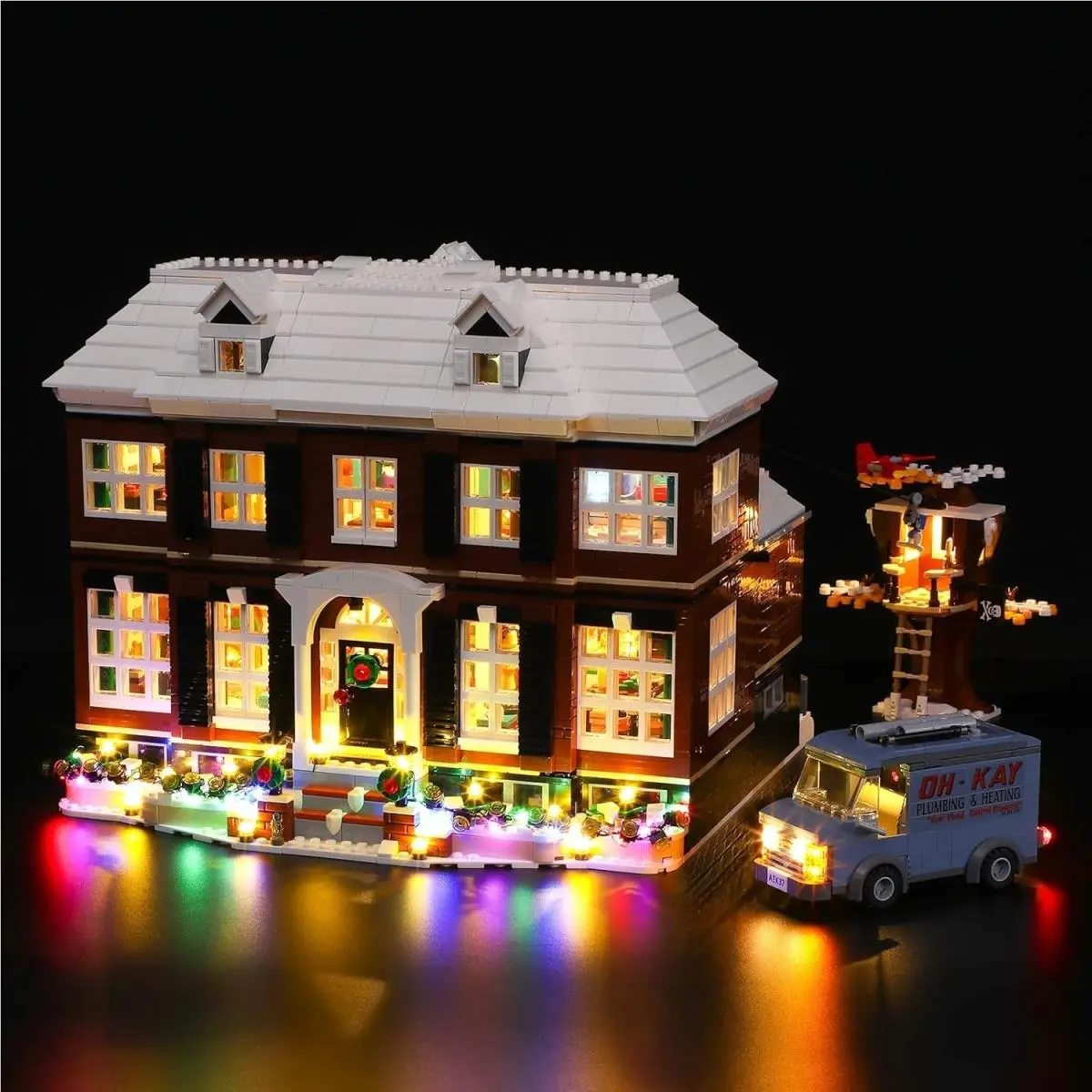 Ideas Home Alone 21330 Building Light Kit Buildable Movie Memorabilia