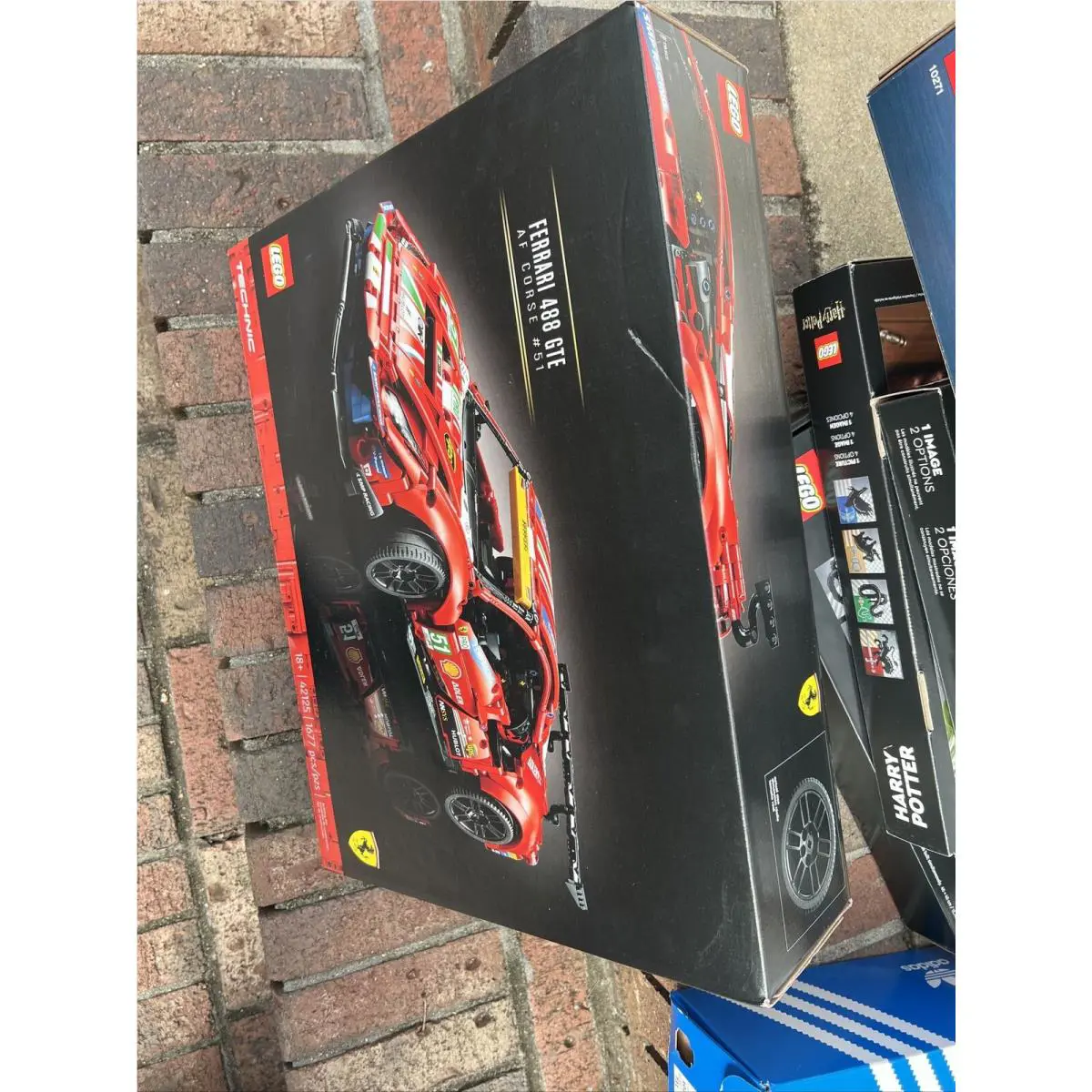 Lego Technic 42125 Ferrari 488 Gte AF Corse 51 1677 Wear Box