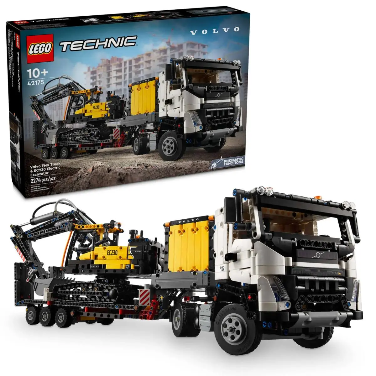 Lego Technic 42175 Volvo Fmx Truck EC230 Electric Excavator