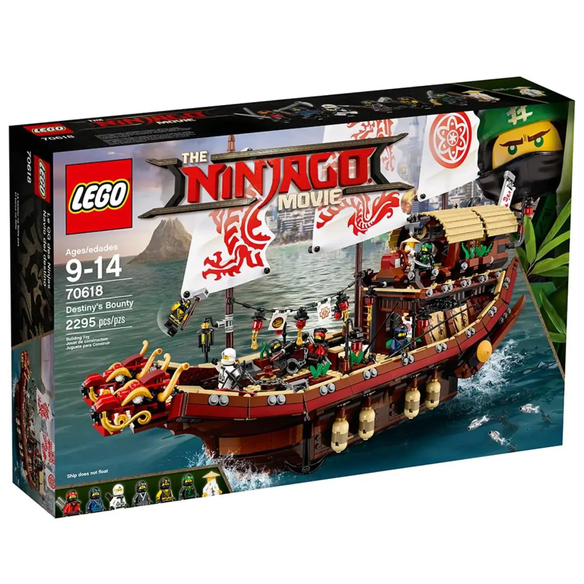 Lego The Lego Ninjago Movie Destiny`s Bounty Nisb 70618 Retired