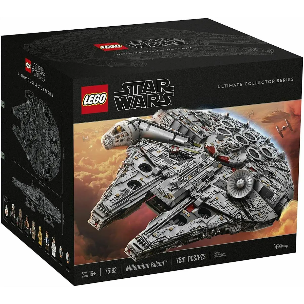 Lego 75192 Star Wars Millennium Falcon 7541 Pieces Building Kit Starship