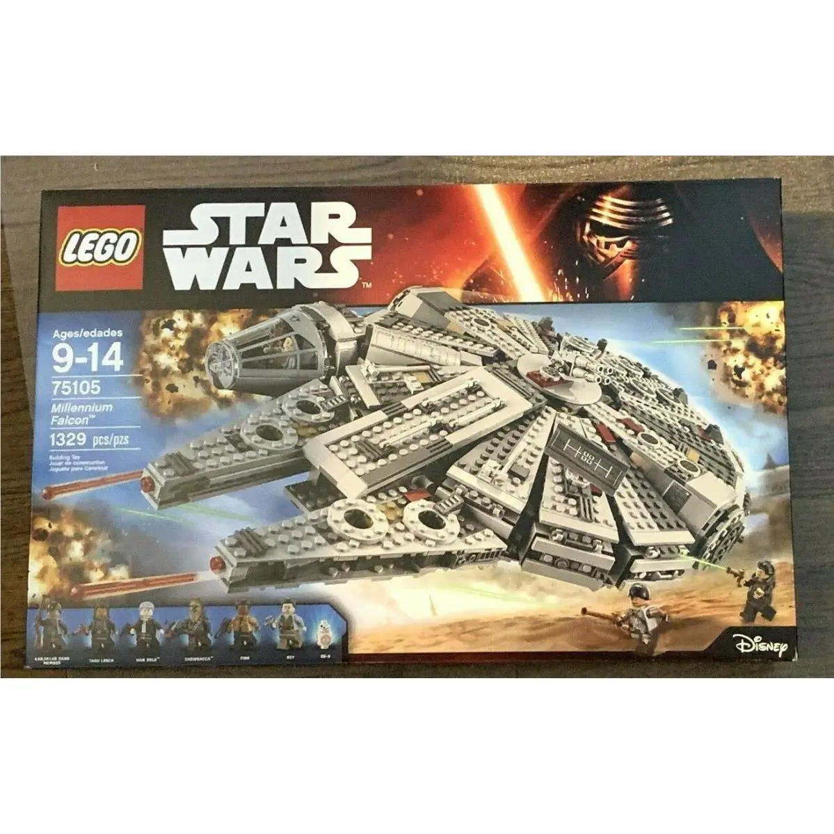 Lego Star Wars Millennium Falcon The Force Awakens 75105 6 Minifigures