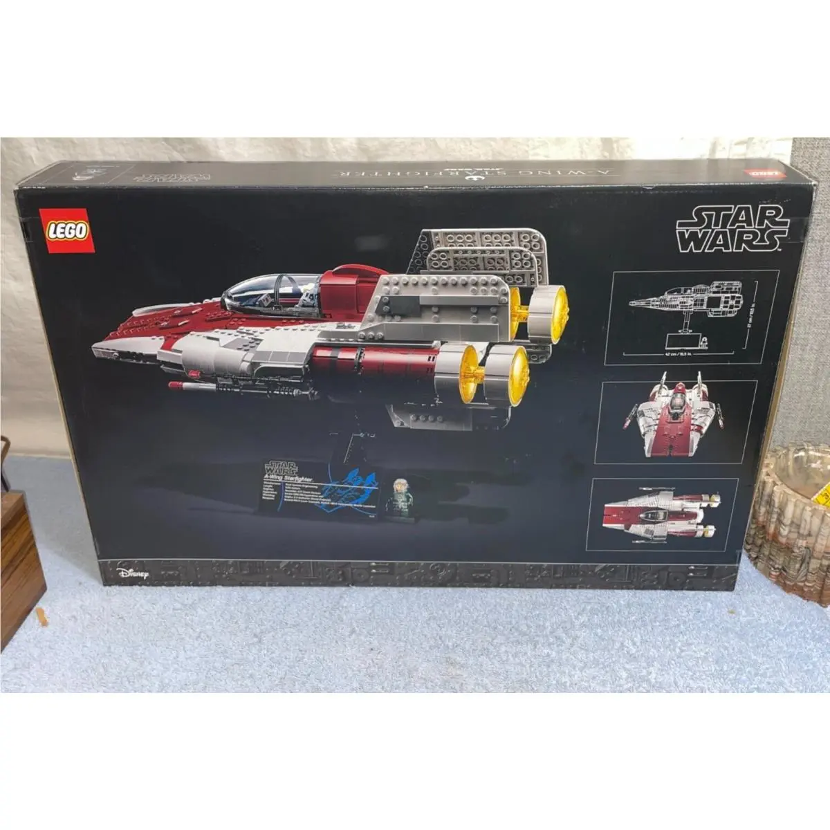 Star Wars Lego Ucs A-wing Starfighter 75275 Collector Series Sticker Variation