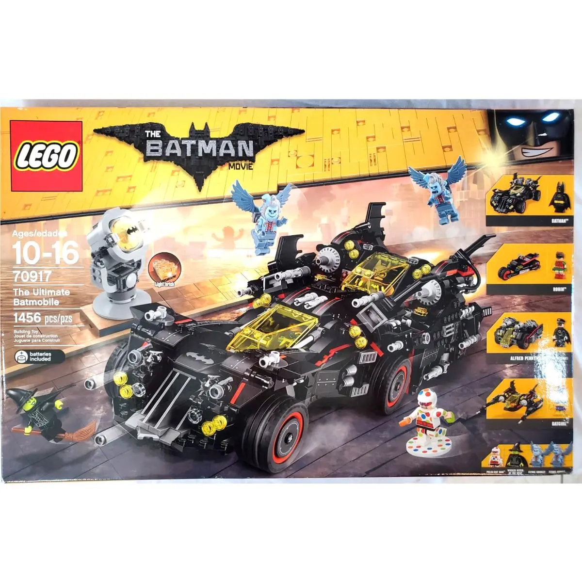 Lego 70917 Batman Movie Ultimate Batmobile Robin Batgirl Wicked Witch Alfred
