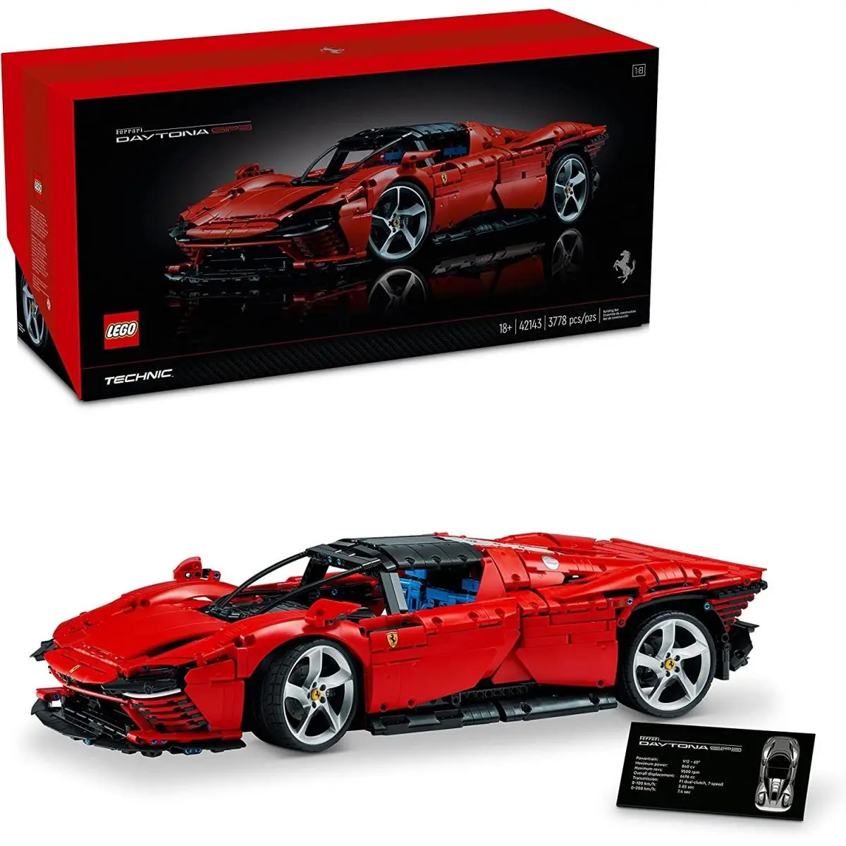 Lego Technic Ferrari Daytona SP3 42143 Building Set For Adults