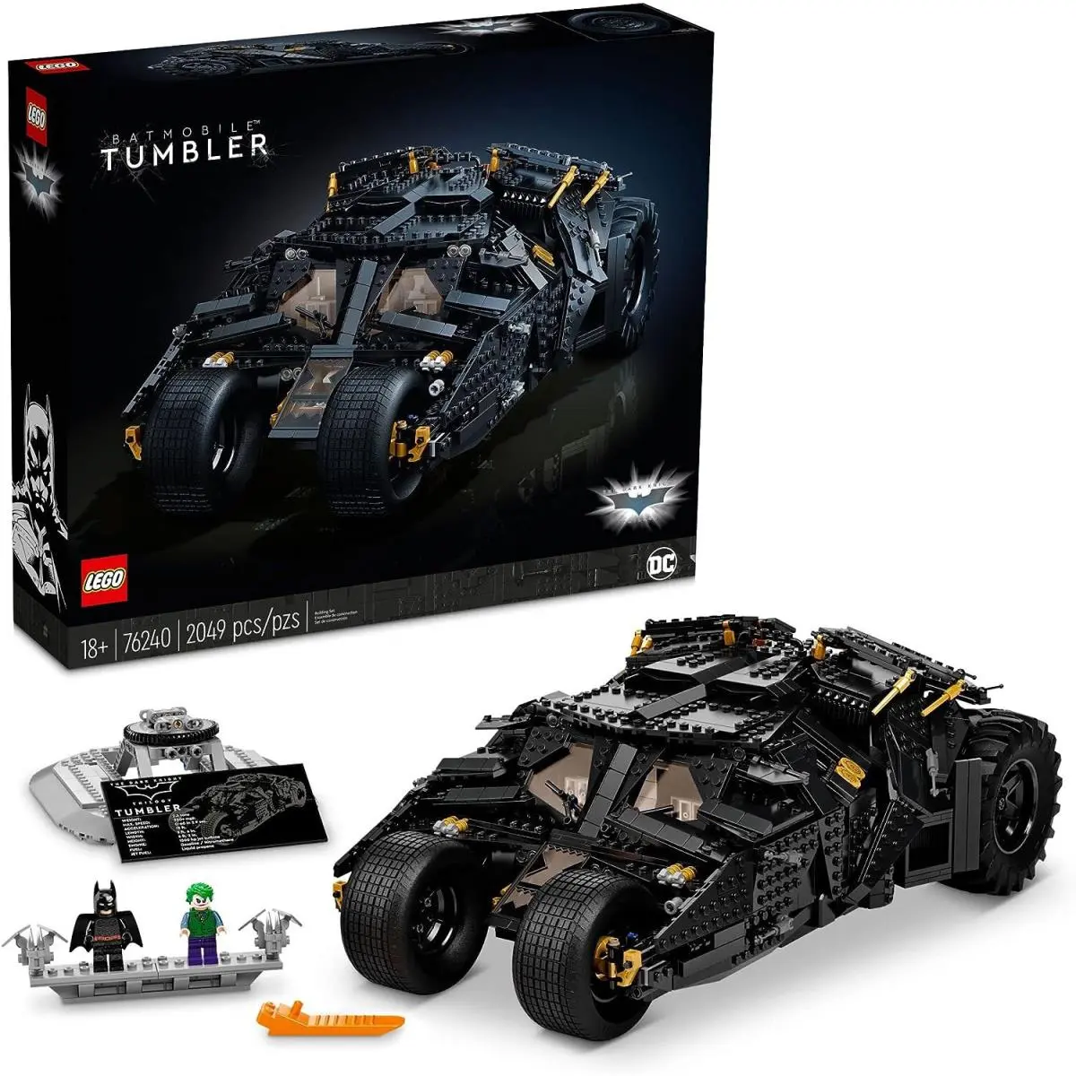 Lego Batman Tumbler 76240 Batmobile The Dark Knight Adult Building Set Collectib