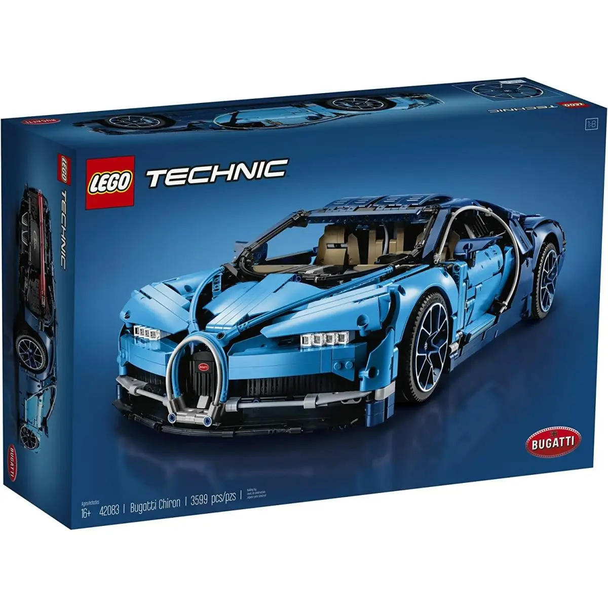 Lego Technic 42083 Bugatti Chiron 3599 Pieces Box