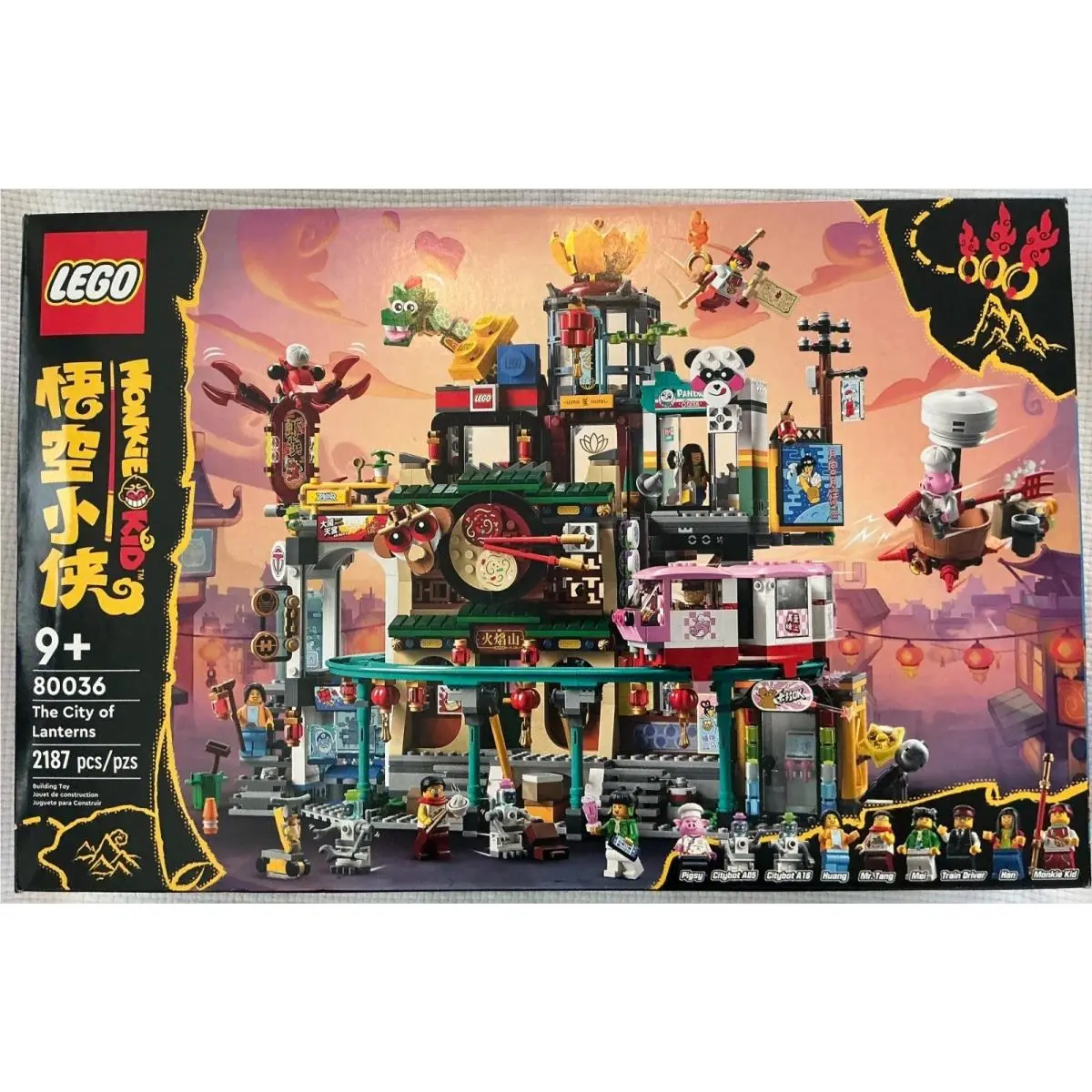 Lego 80036 Monkie Kid The City of Lanterns Retired